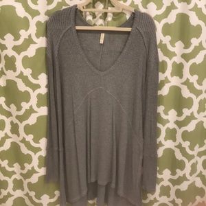 Free People Gray Thermal
